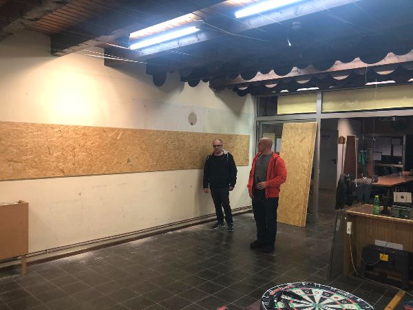 Mitglieder in der Halle